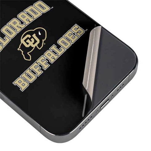 University of Colorado CU Logo on Gold iPhone 14 Pro Skin
